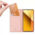 Dux Ducis Etui Dux Ducis Skin Pro z klapką i miejscem na kartę na Xiaomi Redmi Note 13 5G - różowe