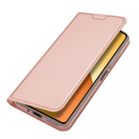 Dux Ducis Etui Dux Ducis Skin Pro z klapką i miejscem na kartę na Xiaomi Redmi Note 13 5G - różowe Dux Ducis Etui Dux Ducis Skin Pro z klapką i miejscem na kartę na Xiaomi Redmi Note 13 5G - różowe