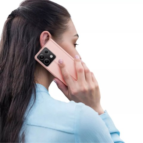 Dux Ducis Etui Dux Ducis Skin Pro z klapką i miejscem na kartę na Xiaomi Redmi Note 13 5G - różowe Dux Ducis Etui Dux Ducis Skin Pro z klapką i miejscem na kartę na Xiaomi Redmi Note 13 5G - różowe