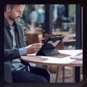 Nillkin Etui Nillkin Bumper Leather Case Pro do Samsung Galaxy Tab S9 FE+ - czarne