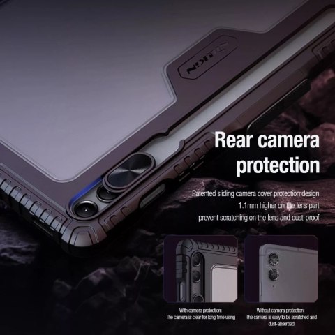 Nillkin Etui Nillkin Bumper Leather Case Pro do Samsung Galaxy Tab S9 FE+ - czarne Nillkin Etui Nillkin Bumper Leather Case Pro do Samsung Galaxy Tab S9 FE+ - czarne