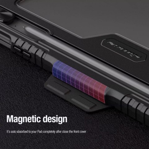 Nillkin Etui Nillkin Bumper Leather Case Pro do Samsung Galaxy Tab S9 FE+ - czarne Nillkin Etui Nillkin Bumper Leather Case Pro do Samsung Galaxy Tab S9 FE+ - czarne