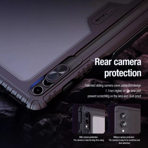Nillkin Etui Nillkin Bumper Leather Case Pro do Samsung Galaxy Tab S9 Ultra - czarne Nillkin Etui Nillkin Bumper Leather Case Pro do Samsung Galaxy Tab S9 Ultra - czarne