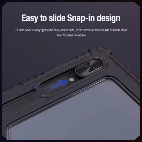 Nillkin Etui Nillkin Bumper Leather Case Pro do Samsung Galaxy Tab S9 Ultra - czarne Nillkin Etui Nillkin Bumper Leather Case Pro do Samsung Galaxy Tab S9 Ultra - czarne