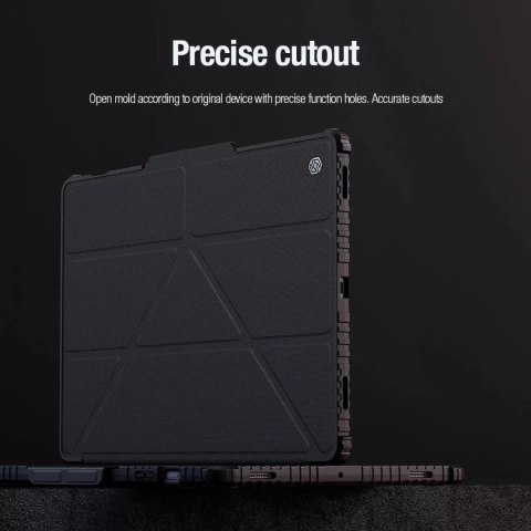 Nillkin Etui Nillkin Bumper Leather Case Pro do Samsung Galaxy Tab S9 Ultra - czarne Nillkin Etui Nillkin Bumper Leather Case Pro do Samsung Galaxy Tab S9 Ultra - czarne