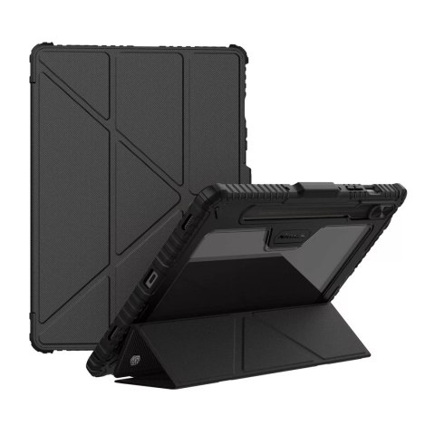 Nillkin Etui Nillkin Bumper Leather Case Pro do Samsung Galaxy Tab S9 - czarne Nillkin Etui Nillkin Bumper Leather Case Pro do Samsung Galaxy Tab S9 - czarne