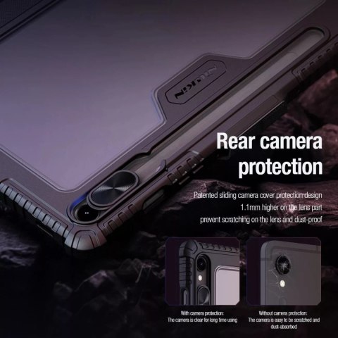 Nillkin Etui Nillkin Bumper Leather Case Pro do Samsung Galaxy Tab S9 - czarne Nillkin Etui Nillkin Bumper Leather Case Pro do Samsung Galaxy Tab S9 - czarne