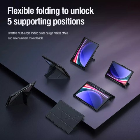 Nillkin Etui Nillkin Bumper Leather Case Pro do Samsung Galaxy Tab S9 - czarne Nillkin Etui Nillkin Bumper Leather Case Pro do Samsung Galaxy Tab S9 - czarne