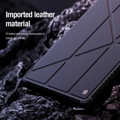 Nillkin Etui Nillkin Bumper Leather Case Pro do Samsung Galaxy Tab S9 - czarne Nillkin Etui Nillkin Bumper Leather Case Pro do Samsung Galaxy Tab S9 - czarne