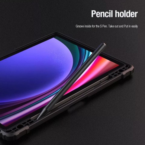 Nillkin Etui Nillkin Bumper Leather Case Pro do Samsung Galaxy Tab S9 - czarne Nillkin Etui Nillkin Bumper Leather Case Pro do Samsung Galaxy Tab S9 - czarne