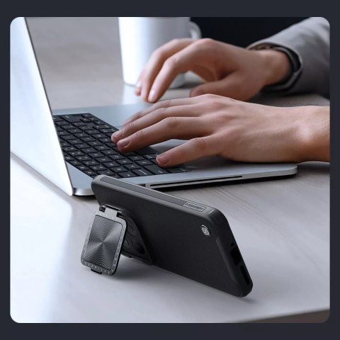 Nillkin Etui Nillkin CamShield Prop Leather Magnetic Case na Xiaomi 14 Pro - czarne Nillkin Etui Nillkin CamShield Prop Leather Magnetic Case na Xiaomi 14 Pro - czarne