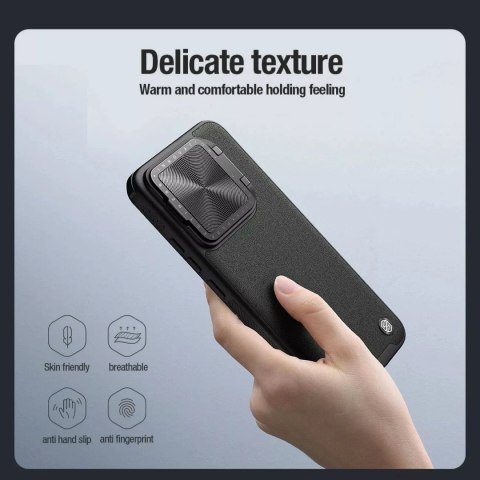 Nillkin Etui Nillkin CamShield Prop Leather Magnetic Case na Xiaomi 14 Pro - czarne Nillkin Etui Nillkin CamShield Prop Leather Magnetic Case na Xiaomi 14 Pro - czarne