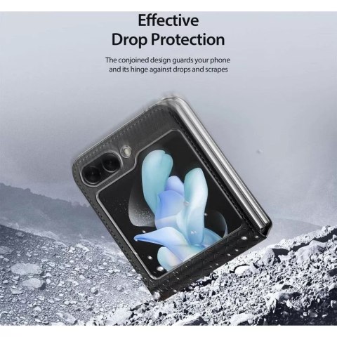Dux Ducis Etui Dux Ducis futerał Bril do Samsung Galaxy Z Flip 5 5G Czarny Dux Ducis Etui Dux Ducis futerał Bril do Samsung Galaxy Z Flip 5 5G Czarny