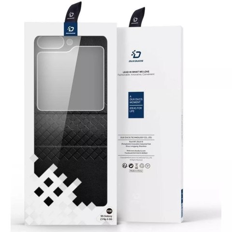 Dux Ducis Etui Dux Ducis futerał Bril do Samsung Galaxy Z Flip 5 5G Czarny Dux Ducis Etui Dux Ducis futerał Bril do Samsung Galaxy Z Flip 5 5G Czarny