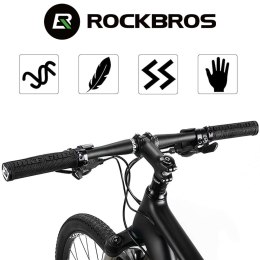 RockBros Chwyty gripy rowerowe rączki do kierownicy roweru ergonomiczne na rower Rockbros 2018-14ABK Czarne [2szt]