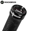 RockBros Chwyty gripy rowerowe rączki do kierownicy roweru ergonomiczne na rower Rockbros 2018-14ABK Czarne [2szt]