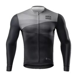 RockBros Koszulka kolarska Rockbros 15120009005 z długim rękawem wiosna/lato XXL - czarna