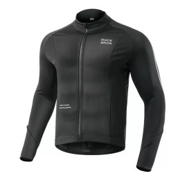 RockBros Koszulka kolarska Rockbros 15400002004 z długim rękawem jesień/zima XL - czarna