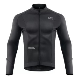 RockBros Koszulka kolarska Rockbros 15400002004 z długim rękawem jesień/zima XL - czarna