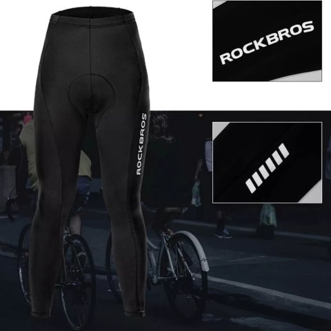 RockBros Spodnie kolarskie Rockbros RK2004XL oddychające z wkładką XL - czarne RockBros Spodnie kolarskie Rockbros RK2004XL oddychające z wkładką XL - czarne