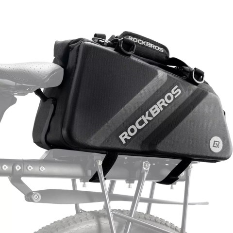 RockBros Torba Rockbros 30140090001 rowerowa na bagażnik 11,6l - czarna RockBros Torba Rockbros 30140090001 rowerowa na bagażnik 11,6l - czarna