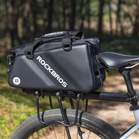 RockBros Torba Rockbros 30140090001 rowerowa na bagażnik 11,6l - czarna RockBros Torba Rockbros 30140090001 rowerowa na bagażnik 11,6l - czarna