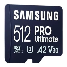 Samsung Karta pamięci Samsung 512 GB microSDXC PRO Ultimate 200 MB/s UHS-I/U3 (MB-MY512SB/WW)