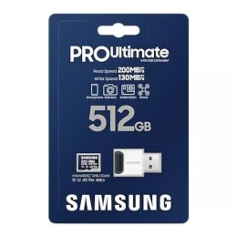 Samsung Karta pamięci Samsung 512 GB microSDXC PRO Ultimate 200 MB/s UHS-I/U3 (MB-MY512SB/WW)