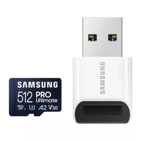 Samsung Karta pamięci Samsung 512 GB microSDXC PRO Ultimate 200 MB/s UHS-I/U3 (MB-MY512SB/WW) Samsung Karta pamięci Samsung 512 GB microSDXC PRO Ultimate 200 MB/s UHS-I/U3 (MB-MY512SB/WW)