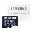 Samsung Karta pamięci Samsung microSDXC PRO Ultimate 512GB 200MB/s UHS-I/U3 (MB-MY512SA/WW)