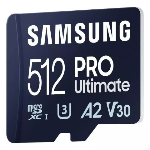 Samsung Karta pamięci Samsung microSDXC PRO Ultimate 512GB 200MB/s UHS-I/U3 (MB-MY512SA/WW) Samsung Karta pamięci Samsung microSDXC PRO Ultimate 512GB 200MB/s UHS-I/U3 (MB-MY512SA/WW)