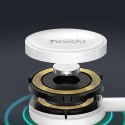 Yesido Kabel USB do ładowania 2w1 ładowarka indukcyjna magnetyczna do Apple Watch Przewód do iPhone Lightning Yesido CA70 2.4A 1.2m Bia