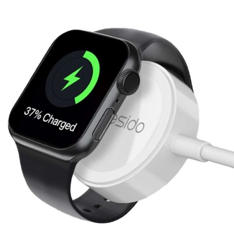 Yesido Kabel USB do ładowania 2w1 ładowarka indukcyjna magnetyczna do Apple Watch Przewód do iPhone Lightning Yesido CA70 2.4A 1.2m Bia Yesido Kabel USB do ładowania 2w1 ładowarka indukcyjna magnetyczna do Apple Watch Przewód do iPhone Lightning Yesido CA70 2.4A 1.2m Bia