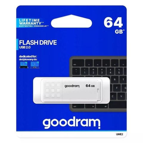 Goodram Pamięć Przenośna typu pendrive GOODRAM UME2 64GB Goodram Pamięć Przenośna typu pendrive GOODRAM UME2 64GB