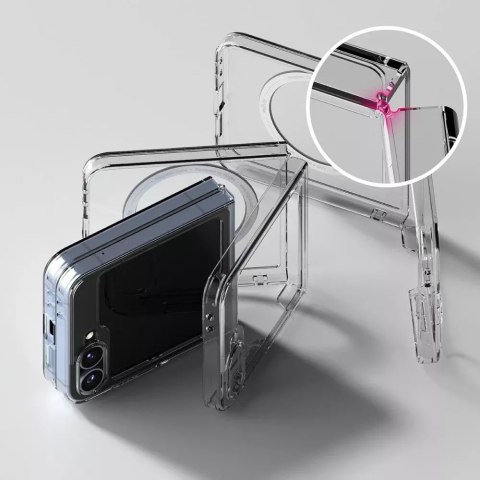 Ringke Etui Ringke Fusion Magnetic Magsafe do Samsung Galaxy Z Flip 6 Clear Ringke Etui Ringke Fusion Magnetic Magsafe do Samsung Galaxy Z Flip 6 Clear