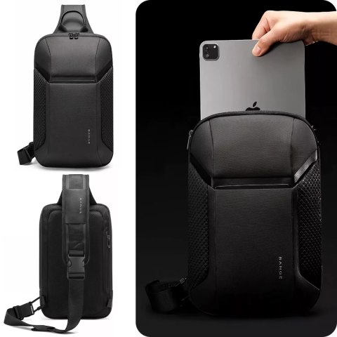 Bange Plecak wodoodporny Bange na jedno ramię torba na tablet 11" akcesoria podróżny 36x20.5x10.5 cm do pracy szkoły samolotu męski da Bange Plecak wodoodporny Bange na jedno ramię torba na tablet 11" akcesoria podróżny 36x20.5x10.5 cm do pracy szkoły samolotu męski da