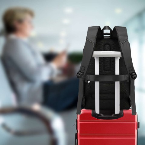 Bange Plecak wodoodporny Bange torba na laptopa 15.6" do pracy szkoły samolotu 47x30,5x17 cm męski damski Bange Plecak wodoodporny Bange torba na laptopa 15.6" do pracy szkoły samolotu 47x30,5x17 cm męski damski