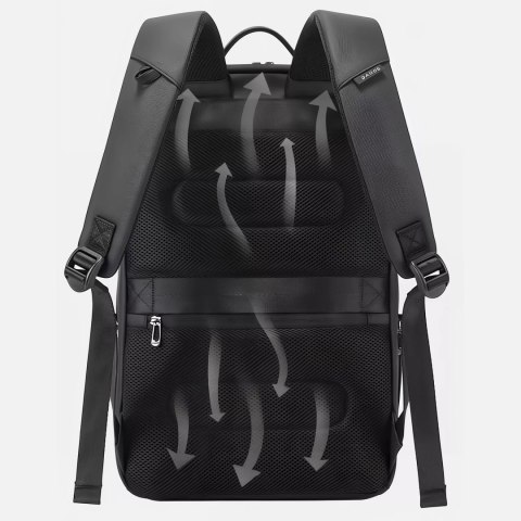 Bange Plecak wodoodporny Bange torba na laptopa 15.6" miejski podróżny 46x30x16 cm do pracy szkoły samolotu męski damski Czarny Bange Plecak wodoodporny Bange torba na laptopa 15.6" miejski podróżny 46x30x16 cm do pracy szkoły samolotu męski damski Czarny