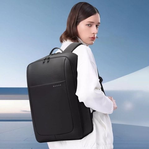 Bange Plecak wodoodporny Bange torba na laptopa 15.6" miejski podróżny 46x30x16 cm do pracy szkoły samolotu męski damski Czarny Bange Plecak wodoodporny Bange torba na laptopa 15.6" miejski podróżny 46x30x16 cm do pracy szkoły samolotu męski damski Czarny