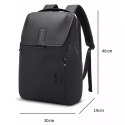 Bange Plecak wodoodporny Bange torba na laptopa 15.6" miejski podróżny 46x30x19 cm do pracy szkoły samolotu męski damski Czarny