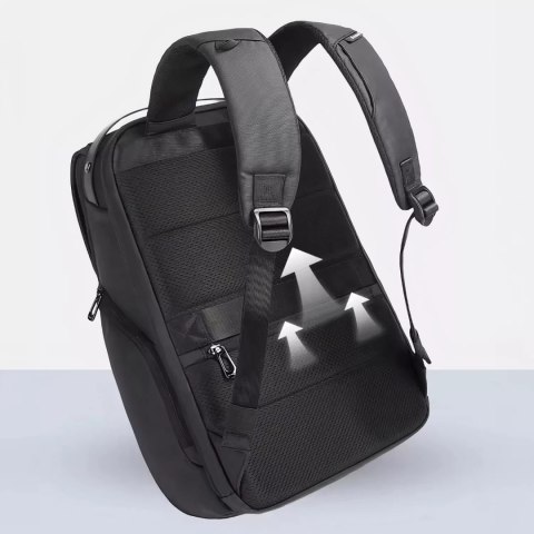 Bange Plecak wodoodporny Bange torba na laptopa 15.6" miejski podróżny 46x30x19 cm do pracy szkoły samolotu męski damski Czarny Bange Plecak wodoodporny Bange torba na laptopa 15.6" miejski podróżny 46x30x19 cm do pracy szkoły samolotu męski damski Czarny