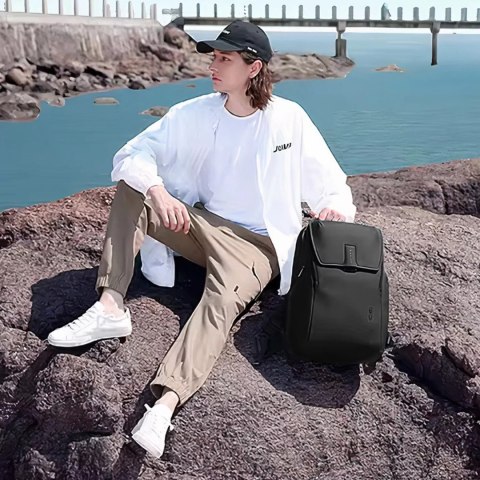 Bange Plecak wodoodporny Bange torba na laptopa 15.6" miejski podróżny 46x30x19 cm do pracy szkoły samolotu męski damski Czarny Bange Plecak wodoodporny Bange torba na laptopa 15.6" miejski podróżny 46x30x19 cm do pracy szkoły samolotu męski damski Czarny