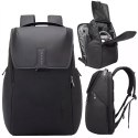 Bange Plecak wodoodporny Bange torba na laptopa 15.6" miejski podróżny 46x30x19 cm do pracy szkoły samolotu męski damski Czarny