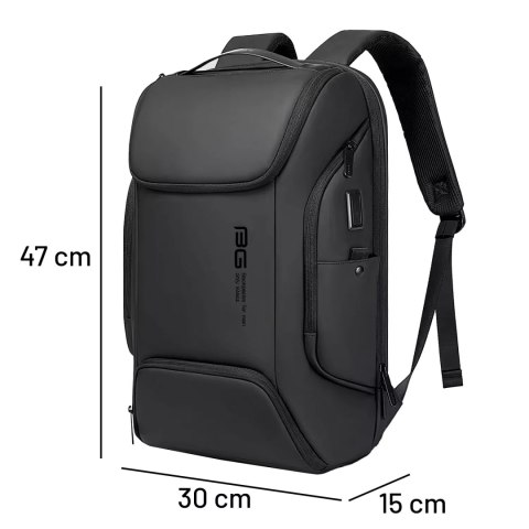 Bange Plecak wodoodporny Bange torba na laptopa 15.6" miejski podróżny 47x30x15 cm do pracy szkoły samolotu męski damski z gniazdem US Bange Plecak wodoodporny Bange torba na laptopa 15.6" miejski podróżny 47x30x15 cm do pracy szkoły samolotu męski damski z gniazdem US