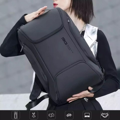 Bange Plecak wodoodporny Bange torba na laptopa 15.6" miejski podróżny 47x30x15 cm do pracy szkoły samolotu męski damski z gniazdem US Bange Plecak wodoodporny Bange torba na laptopa 15.6" miejski podróżny 47x30x15 cm do pracy szkoły samolotu męski damski z gniazdem US