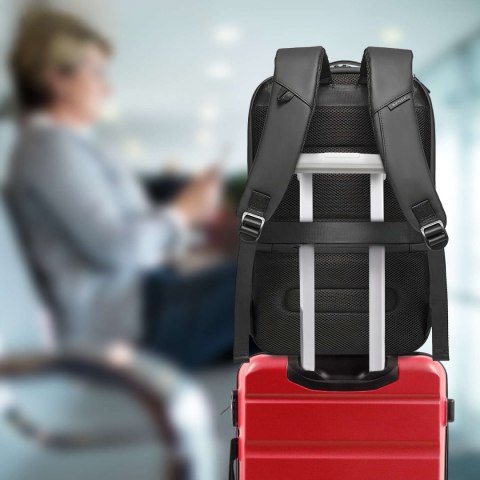 Bange Plecak wodoodporny Bange torba na laptopa 15.6" miejski podróżny 47x30x15 cm do pracy szkoły samolotu męski damski z gniazdem US Bange Plecak wodoodporny Bange torba na laptopa 15.6" miejski podróżny 47x30x15 cm do pracy szkoły samolotu męski damski z gniazdem US