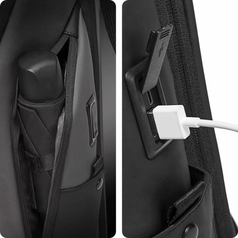 Bange Plecak wodoodporny Bange torba na laptopa 15.6" miejski podróżny 47x30x15 cm do pracy szkoły samolotu męski damski z gniazdem US Bange Plecak wodoodporny Bange torba na laptopa 15.6" miejski podróżny 47x30x15 cm do pracy szkoły samolotu męski damski z gniazdem US