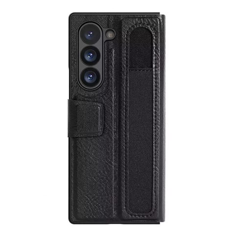 Nillkin Etui Nillkin Aoge Leather Case na Samsung Galaxy Z Fold 6 5G - czarne Nillkin Etui Nillkin Aoge Leather Case na Samsung Galaxy Z Fold 6 5G - czarne