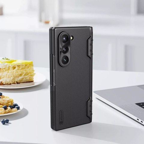 Nillkin Etui Nillkin Super Frosted Shield Fold na Samsung Galaxy Z Fold 6 5G - czarne Nillkin Etui Nillkin Super Frosted Shield Fold na Samsung Galaxy Z Fold 6 5G - czarne