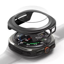 Ringke Etui ze szkłem Ringke Slim & Tempered Glass do Samsung Galaxy Watch Ultra (47 mm) Titanium Black